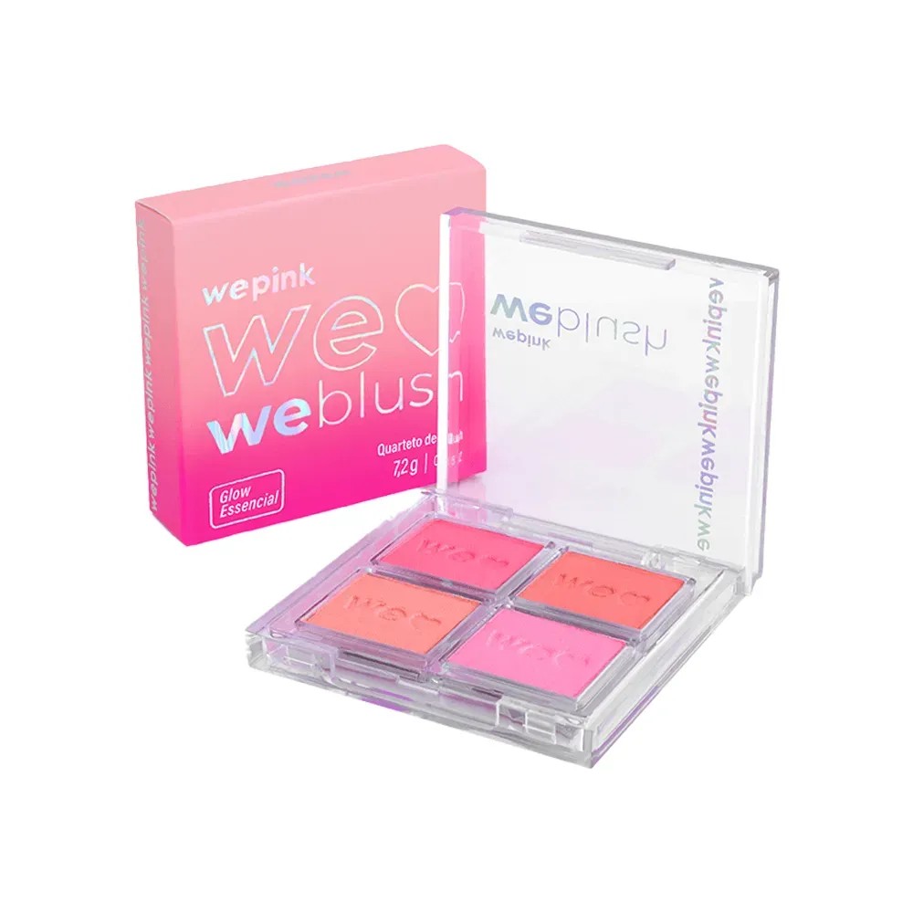 Weblush Quarteto de Blush 7,2g - Wepink