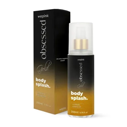 Body Splash Obsessed Gold Desodorante Colônia 200ml - Wepink