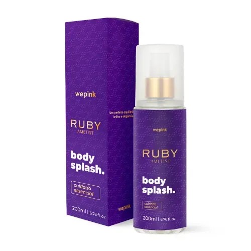 Body Splash Ruby Ametist Desodorante Colônia 200ml - Wepink