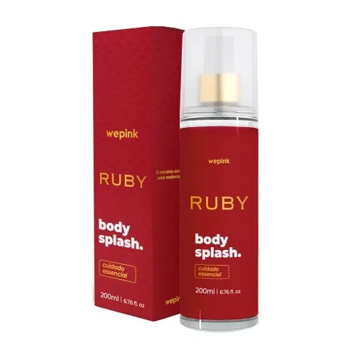 Body Splash Ruby Desodorante Colônia 200ml - Wepink
