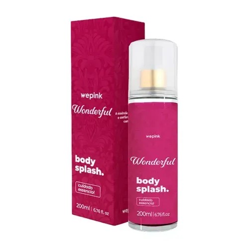 Body Splash Wonderful Desodorante Colônia 200ml - Wepink