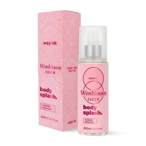 Body Splash Wonbloom Charm Desodorante Colônia 200ml - Wepink
