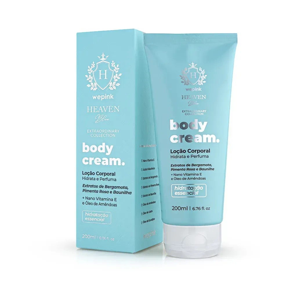 Body Cream Heaven Blue Desodorante Hidratante 200ml - Wepink