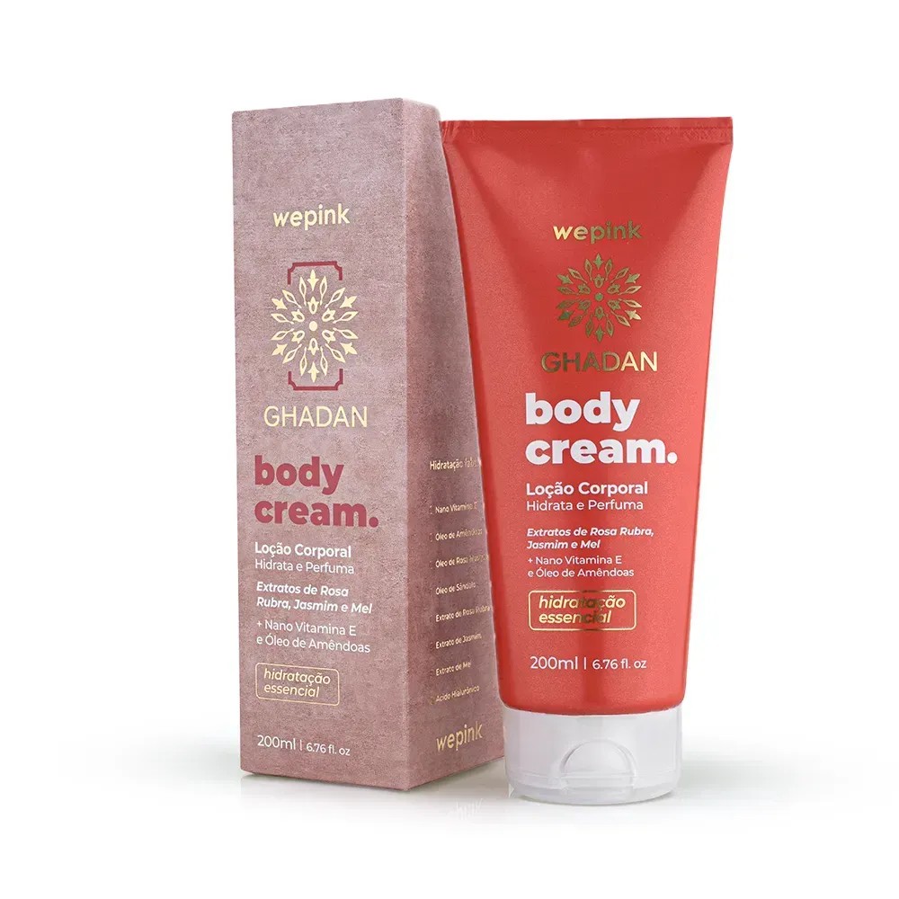 Body Cream Ghadan Desodorante Hidratante 200ml - Wepink
